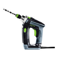 Festool DR 18/4 E Operating Manual
