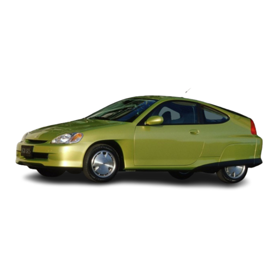 Honda Insight 2000 Owner's Manual