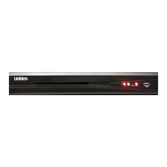 Uniden UNVR85-4 User Manual