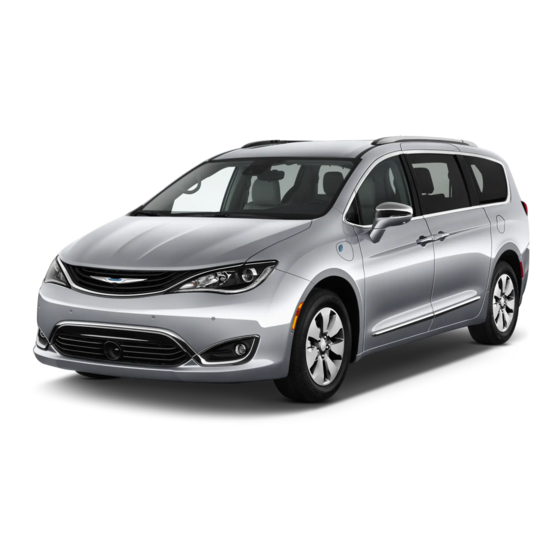 CHRYSLER PACIFICA HYBRID 2018 USER MANUAL Pdf Download | ManualsLib