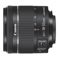 Canon EF-S18-55mm Instruction Manual