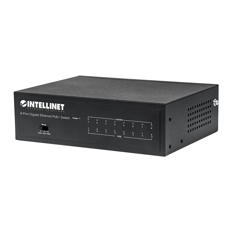 Intellinet 561099 8 Port Gigabit Managed Switch 