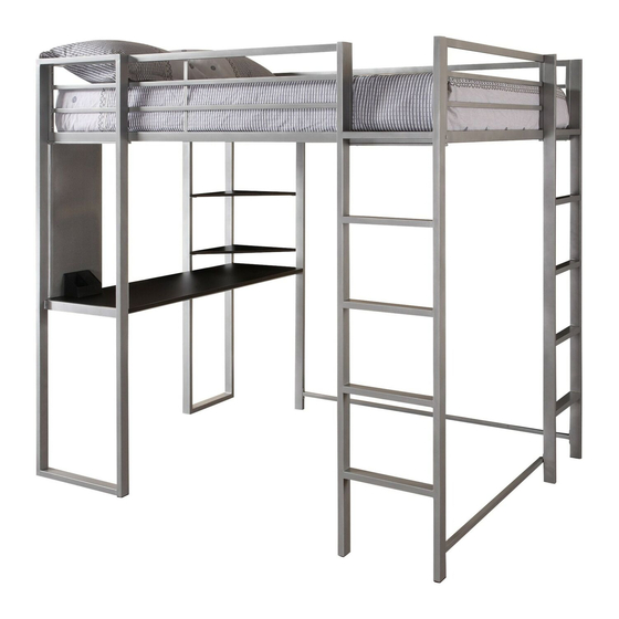 Dhp 5457096 Assembly Instructions, Yourzone Metal Loft Bed Twin Size Assembly Instructions