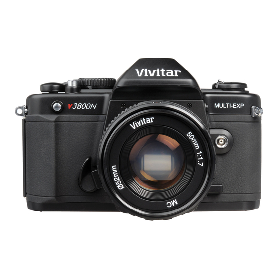 VIVITAR V3800N MANUAL Pdf Download | ManualsLib