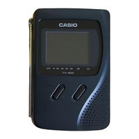 Casio TV-600B Service Manual & Parts List