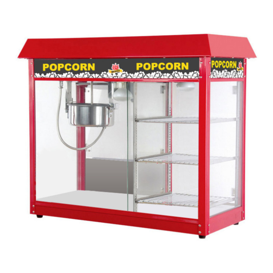 Carnival King Popcorn Popper Kit with 4 oz. Popper and Cart - 120V