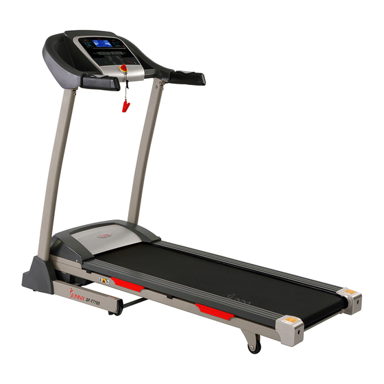 SUNNY HEALTH & FITNESS SF-T7705 USER MANUAL Pdf Download | ManualsLib