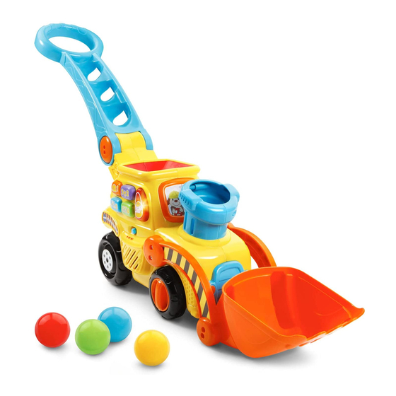 VTECH POP-A-BALLS PUSH \u0026 POP BULLDOZER 