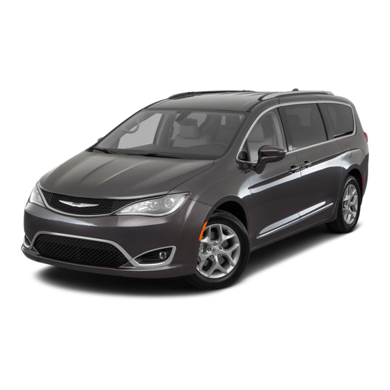 Chrysler PACIFICA 2018 User Manual