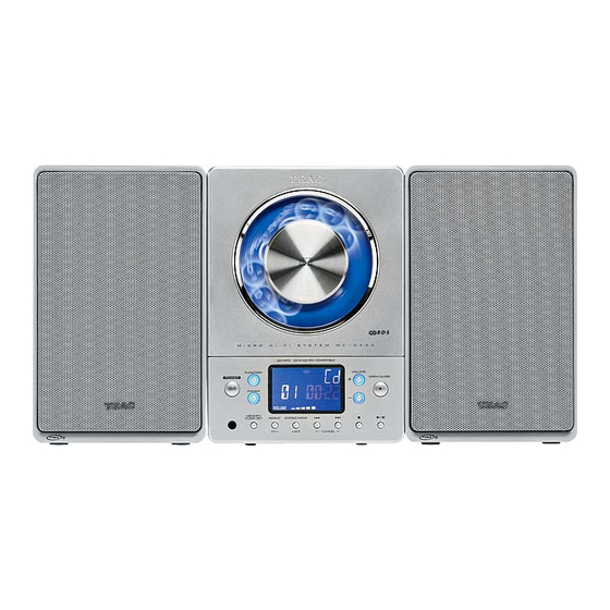 Teac MC-DX15 Service Manual