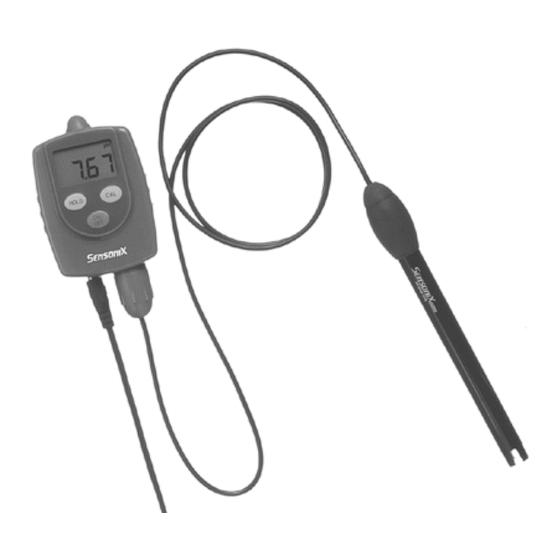 Sensonix pH Light PS-101 Instruction Manual