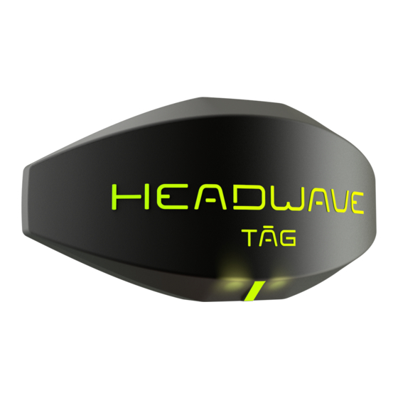 Headwave TAG Manual