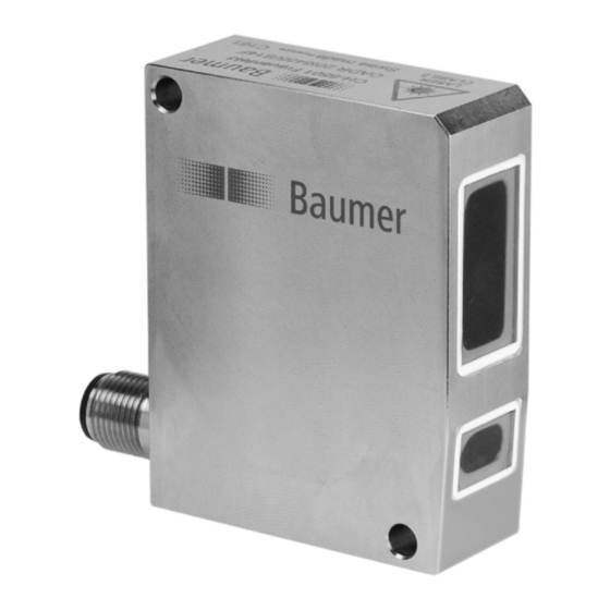 Baumer OADR 20I6 Series Manuals