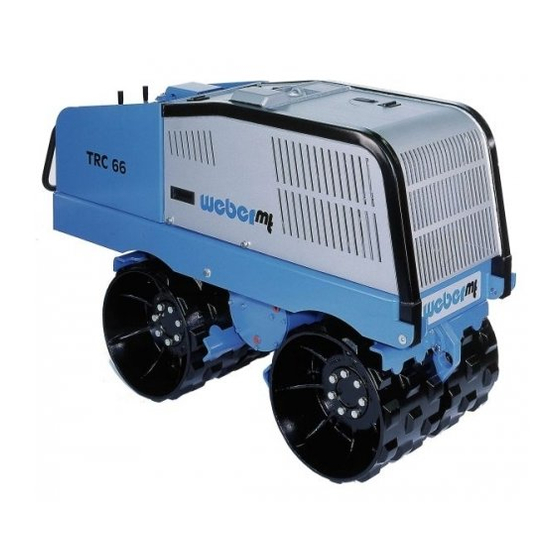 Weber mt TRC 66 Operating And Maintenance Instruction Manual