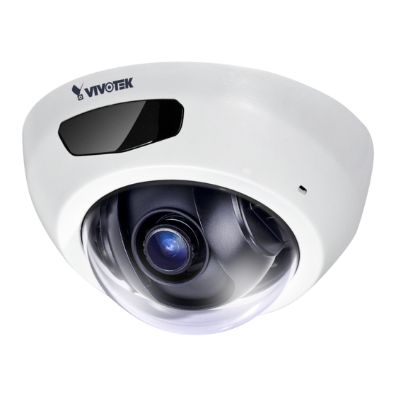 Vivotek FD8166A Quick Installation Manual