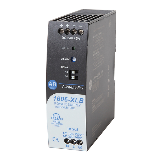 Rockwell Automation Allen-Bradley 1606-XLB120E Reference Manual