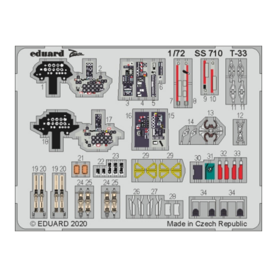 Eduard T-33 Assembly Instructions