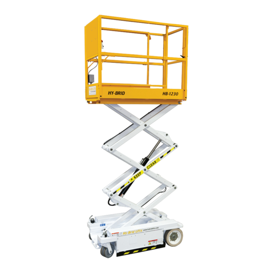 Hy-Brid Lifts HB-830 Maintenance And Troubleshooting Manual