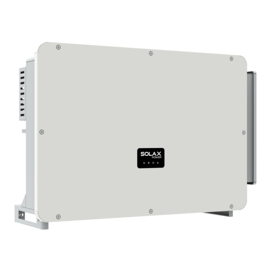 SolaX Power X3-Forth Quick Installation Manual