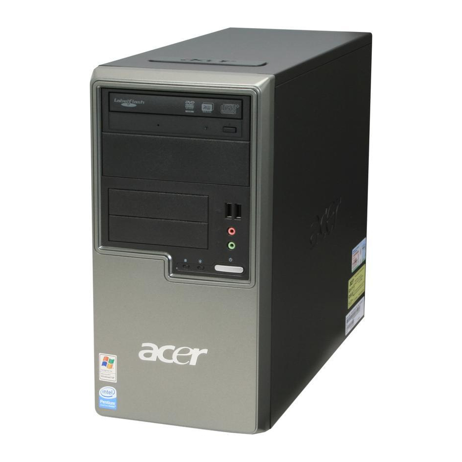 Acer Aspire M1610 Manuals