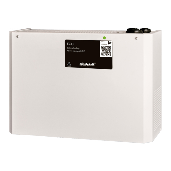 milleteknik ECO 24V 3A S Manual