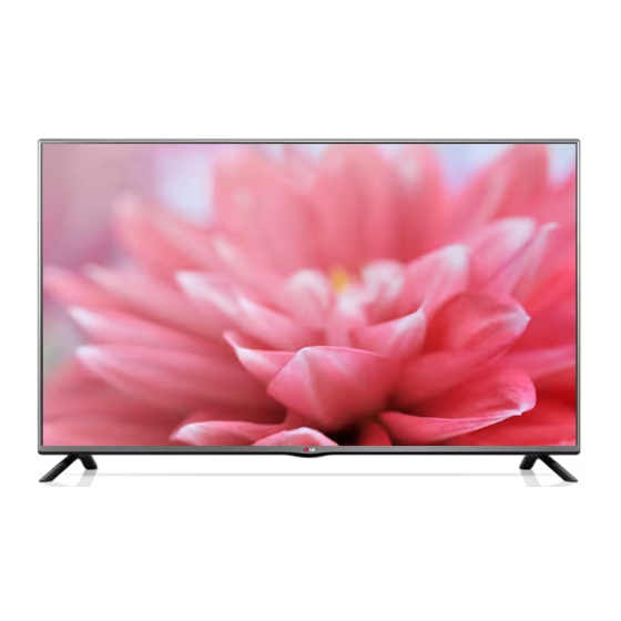 User Manuals: LG 32LB551B LED TV Panel