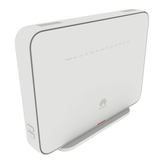 Huawei EchoLife EG8247W5-8T Quick Start Manual