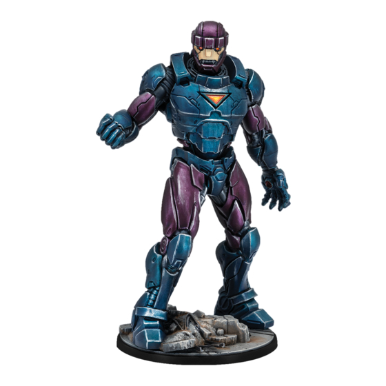ATOMIC MASS GAMES MARVEL CRISIS PROTOCOL MINIATURES GAME SENTINEL PRIME Assembly Manual