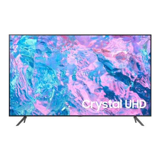 Samsung UN43CU7000F Manual