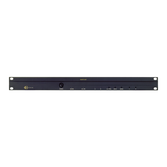 Sonance SONAMP ASAP2 Installation Manual