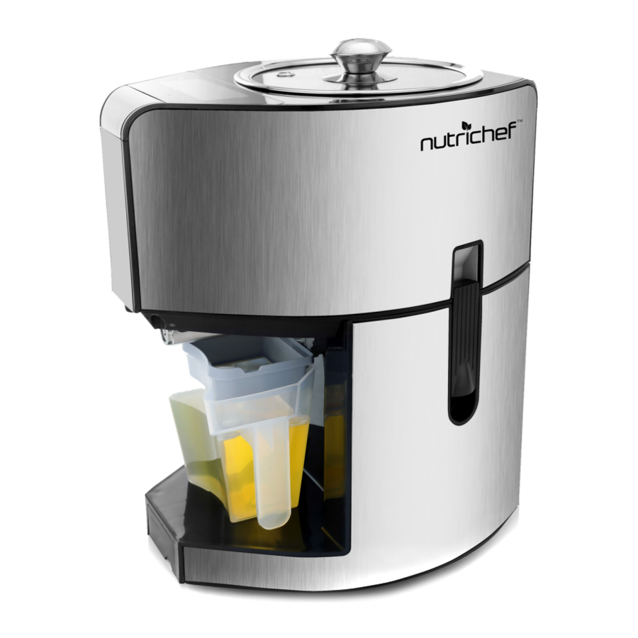 NUTRICHEF PKOPR15 - Oil Press Manual
