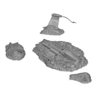 Atomic Mass Games STAR WARS LEGION CRASHED X-WING Assembly