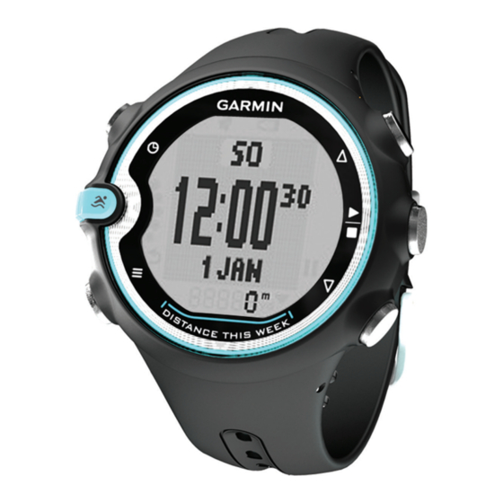 Garmin Swim Quick Start Manual
