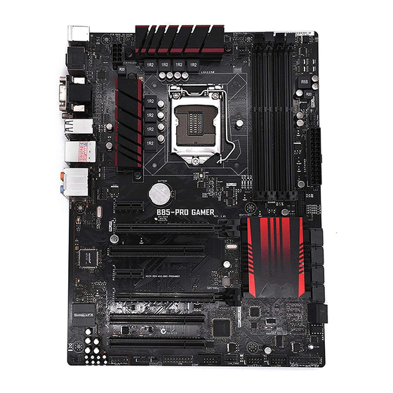 Asus B85-PRO GAMER Specifications