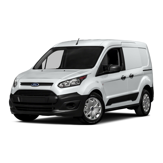 Ford 2015 TRANSIT CONNECT Owner's Manual