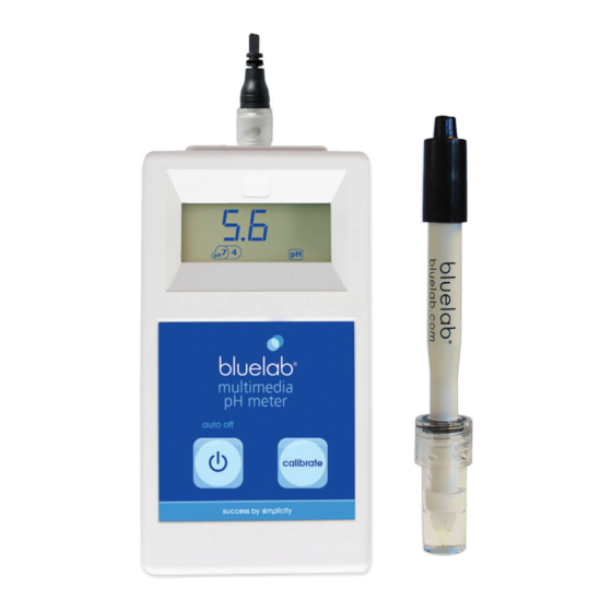 BLUELAB MULTIMEDIA PHMETER CARE AND USE MANUAL Pdf Download ManualsLib