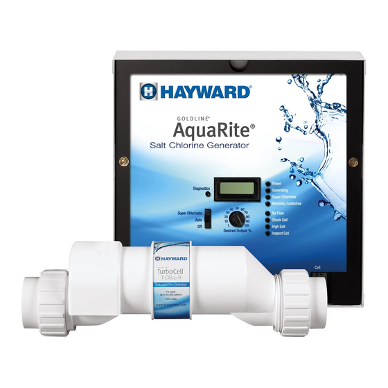 HAYWARD AQUARITE AQR15 OWNER'S MANUAL Pdf Download | ManualsLib