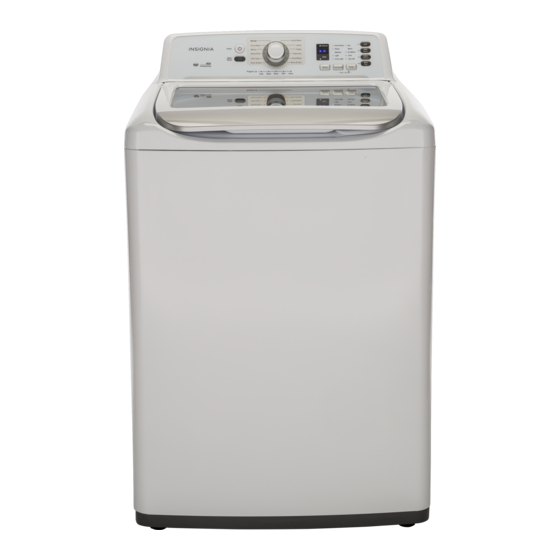 insignia washer off balance