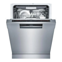 Bosch SHX89PW75N Operating Instructions Manual