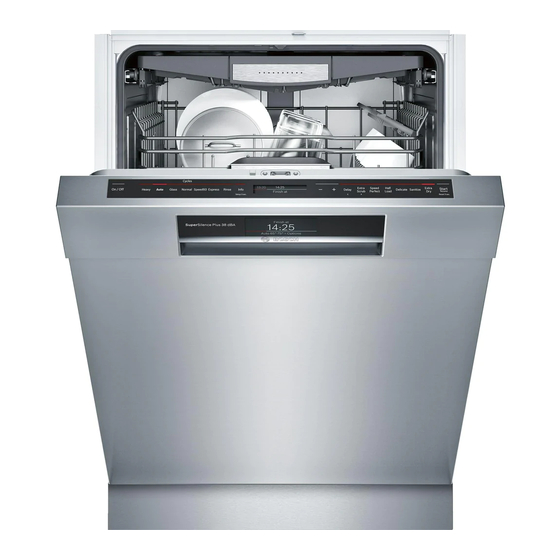 BOSCH SHX89PW75N OPERATING INSTRUCTIONS MANUAL Pdf Download ManualsLib