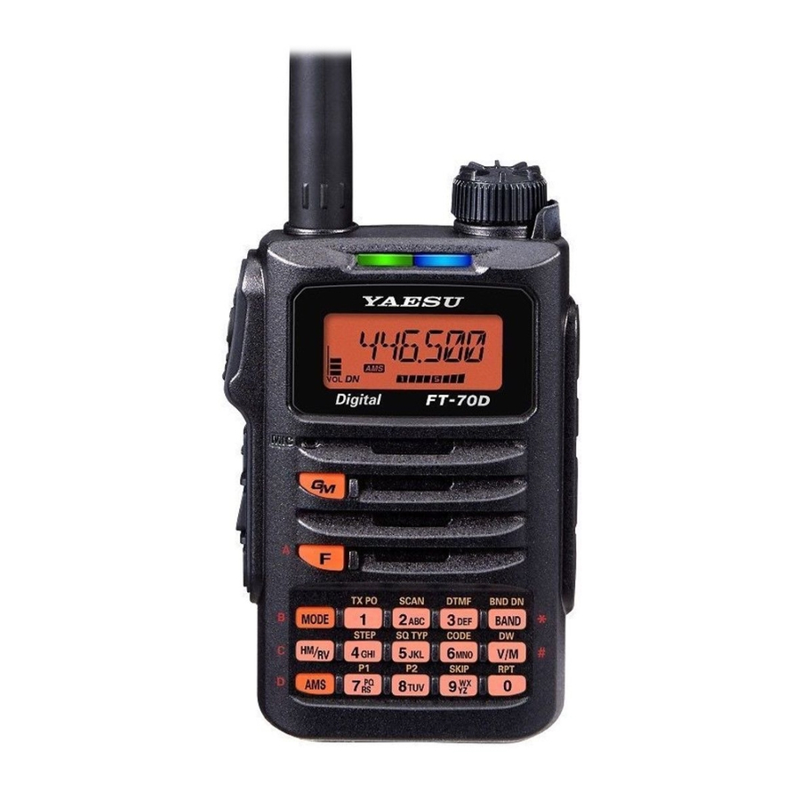 Yaesu FT-70DR Operating Manual