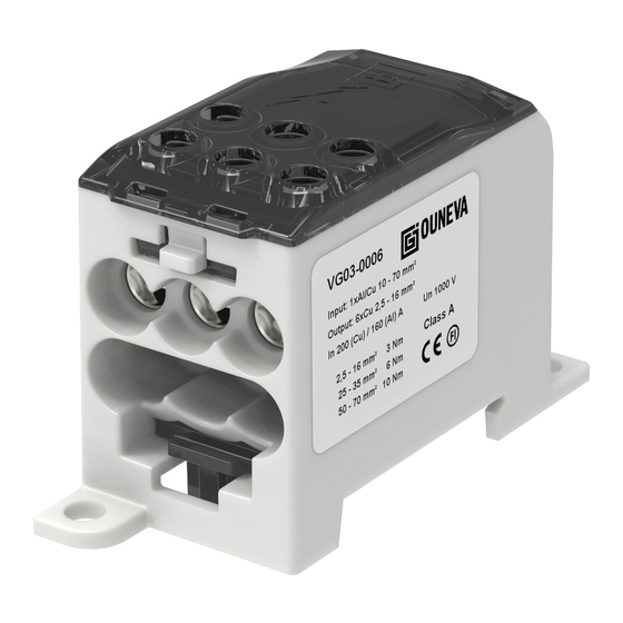 OUNEVA OJL 200 Installation Manual