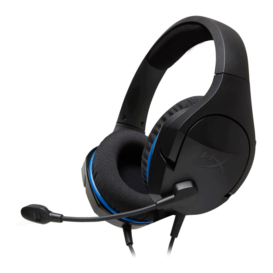 HyperX Cloud Stinger Core HX-HSCSC-BK Headset Manual