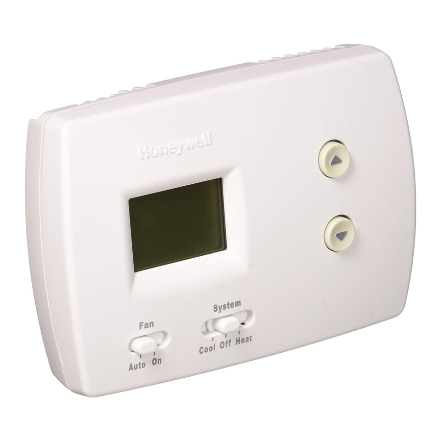 Honeywell TH3110D1008 - Digital Thermostat, 1h Manuals
