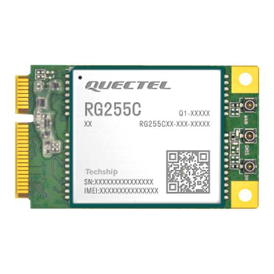Quectel RG255C-GL Hardware Design