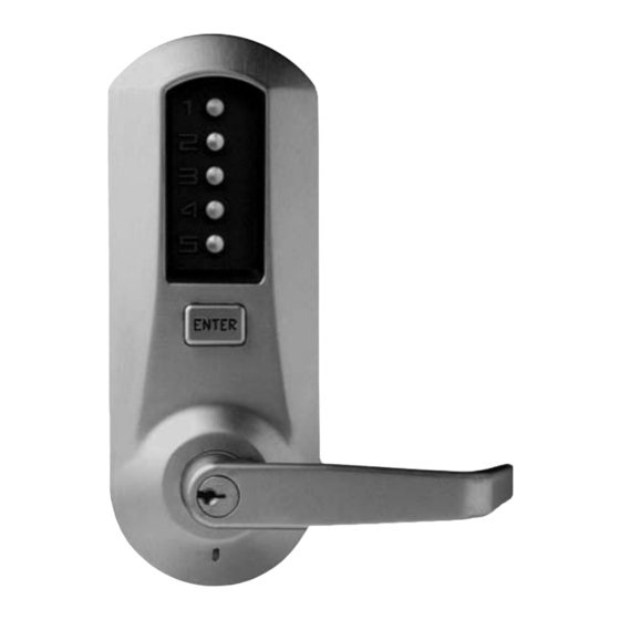 Kaba SIMPLEX 5000 Instructions