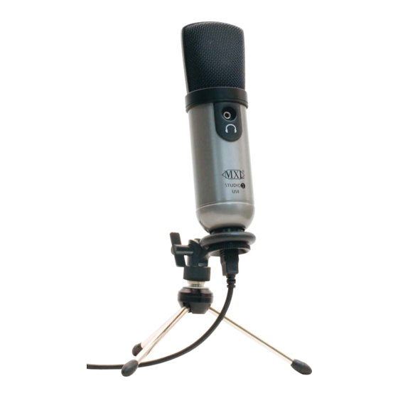 MXL studio 1 Manual