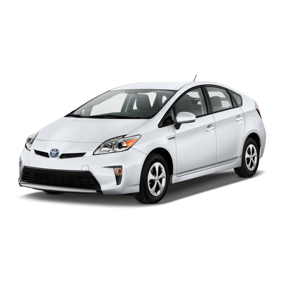 Toyota 2014 Prius Owner's Manual