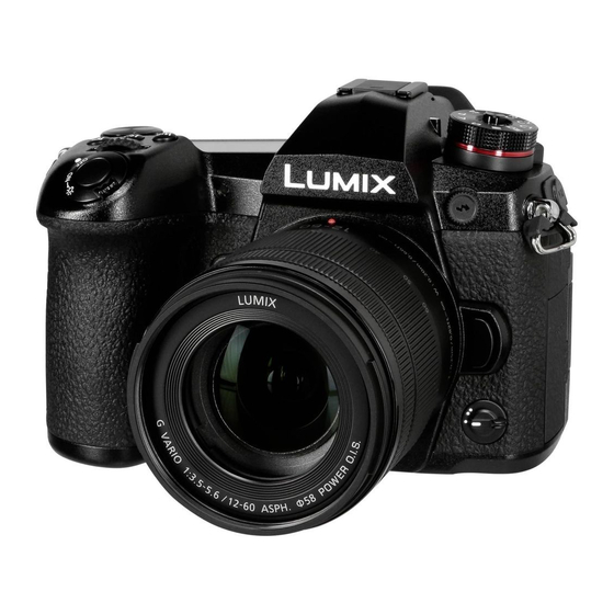 Voetganger dosis Artiest PANASONIC LUMIX DC-G9 OPERATING INSTRUCTIONS FOR ADVANCED FEATURES Pdf  Download | ManualsLib