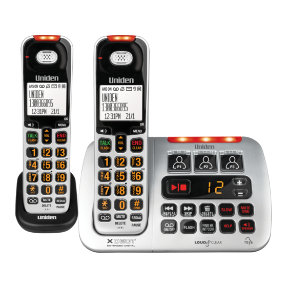 UNIDEN XDECT SSE45 OWNER